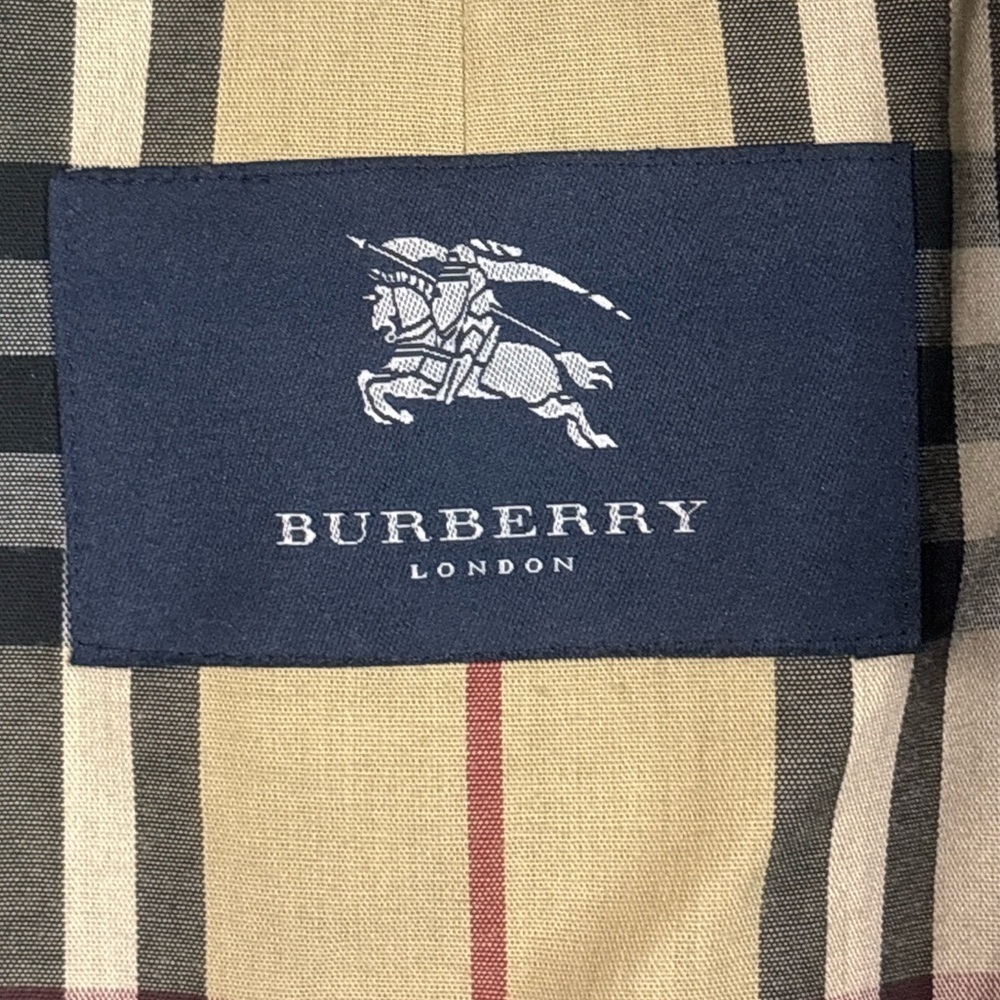 Burberry London Wool Lined Overcoat Convertible Trench Coat L - Picture 2 of 10
